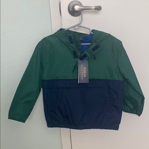 Green/blue Toddler pullover jacket